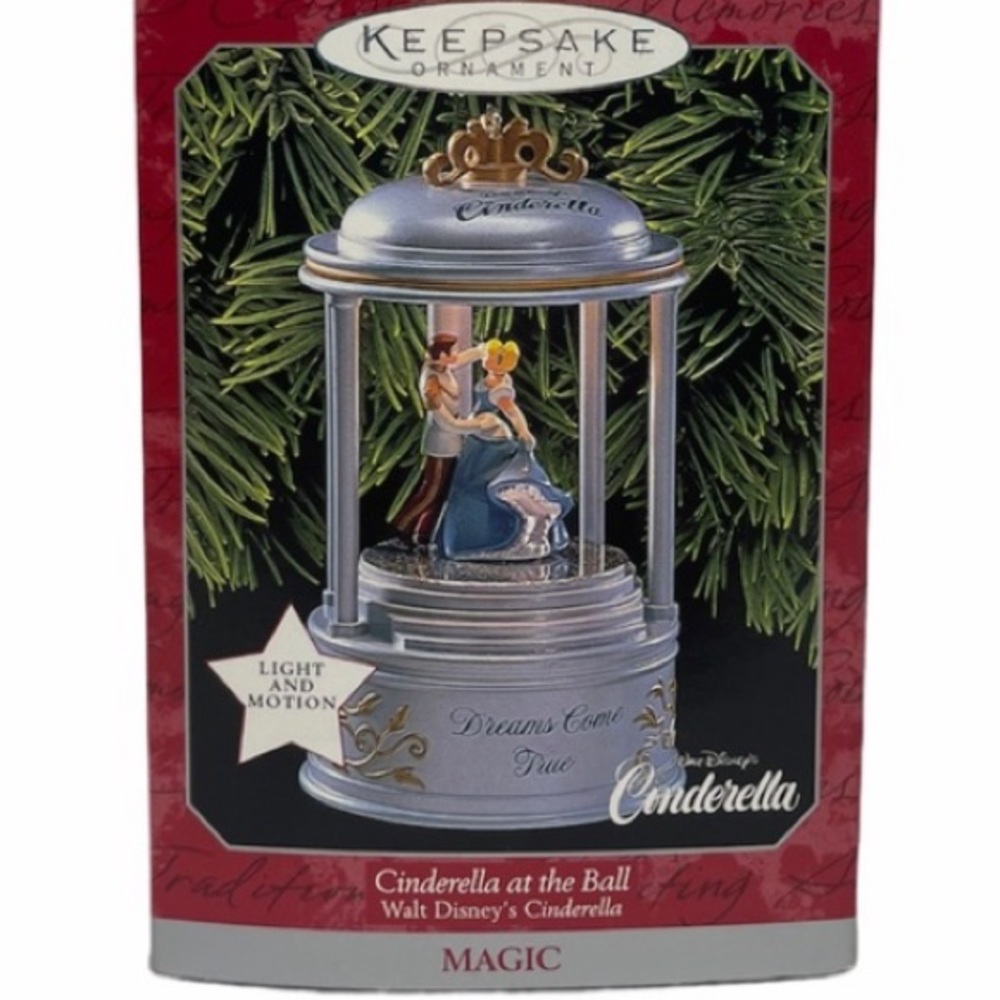 Cinderella Hallmark Keepsake Ornament Collectible Fairytale Disney Princess Blue